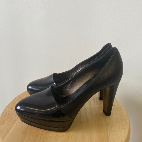 Hugo Boss black platform pumps. Size 36.5 - Picture 3 of 9